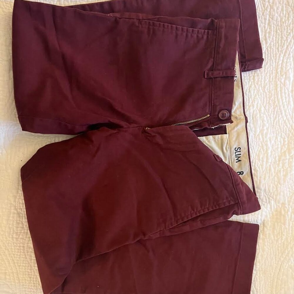 J Crew Boys' slim-fit stretch chino pant Size 8 EUC